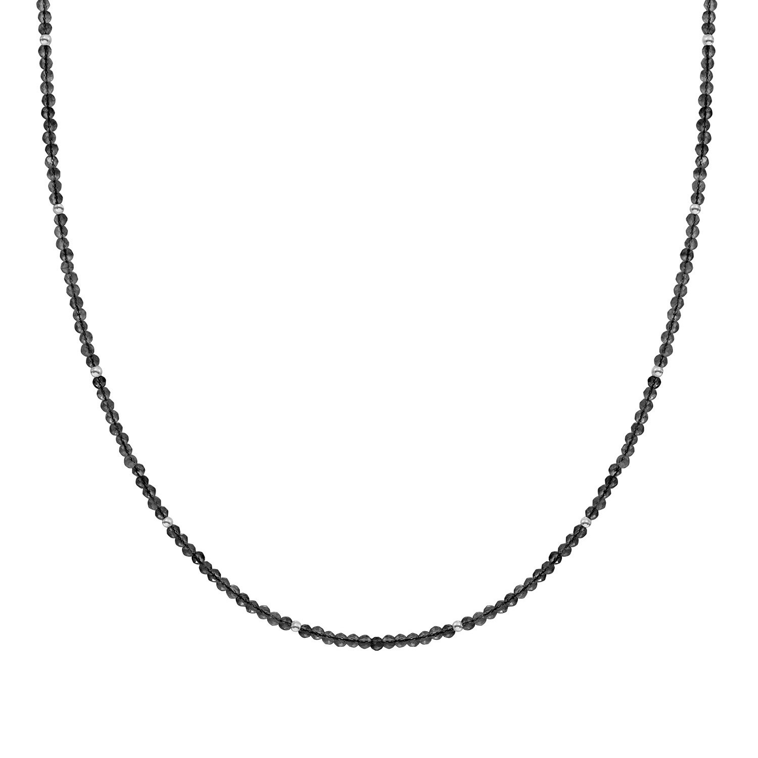 SPARKLING JEWELS COLLIER ZILVER ONYX