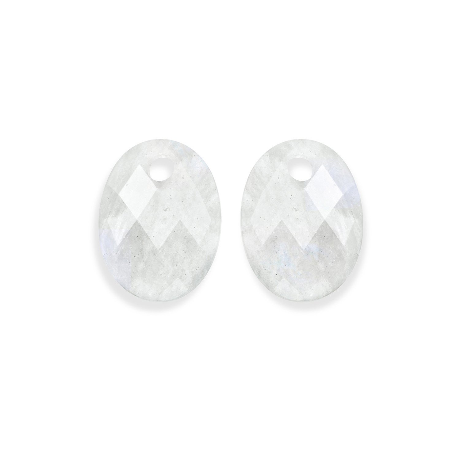 Sparkling Jewels Moonstone Small Oval oorstenen