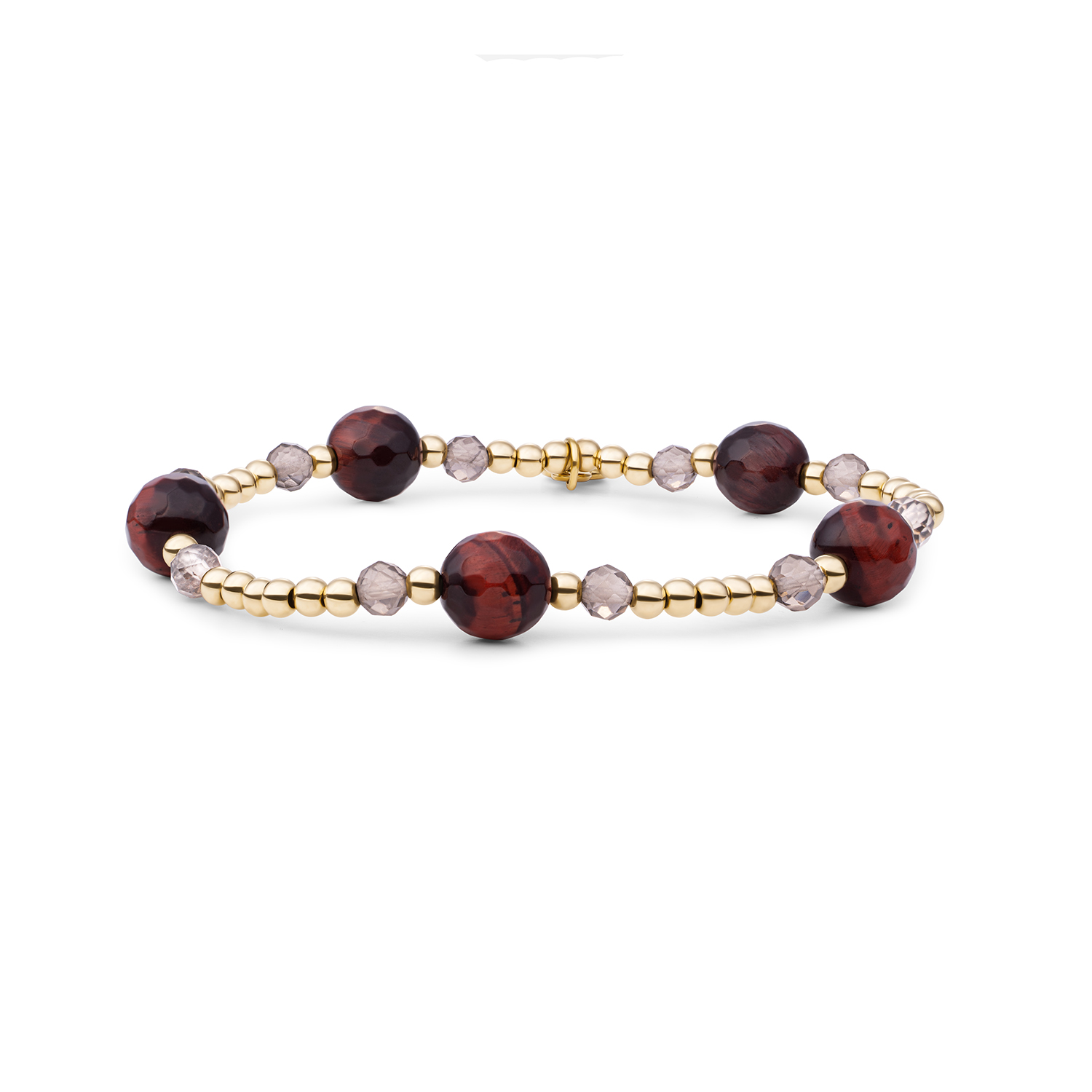 SPARKLING ARMBAND MULTI GEM GOLD SBG-MULTI04-8MM-MIX