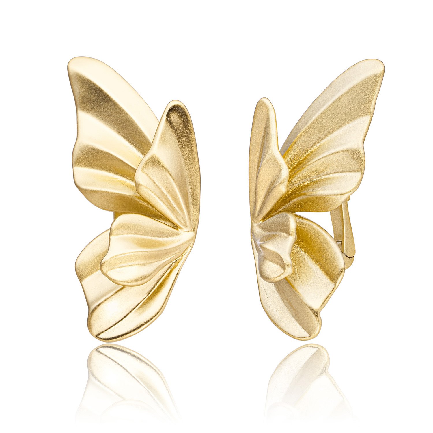 EAG47 Earrings I Butterfly Push Back Earrings 