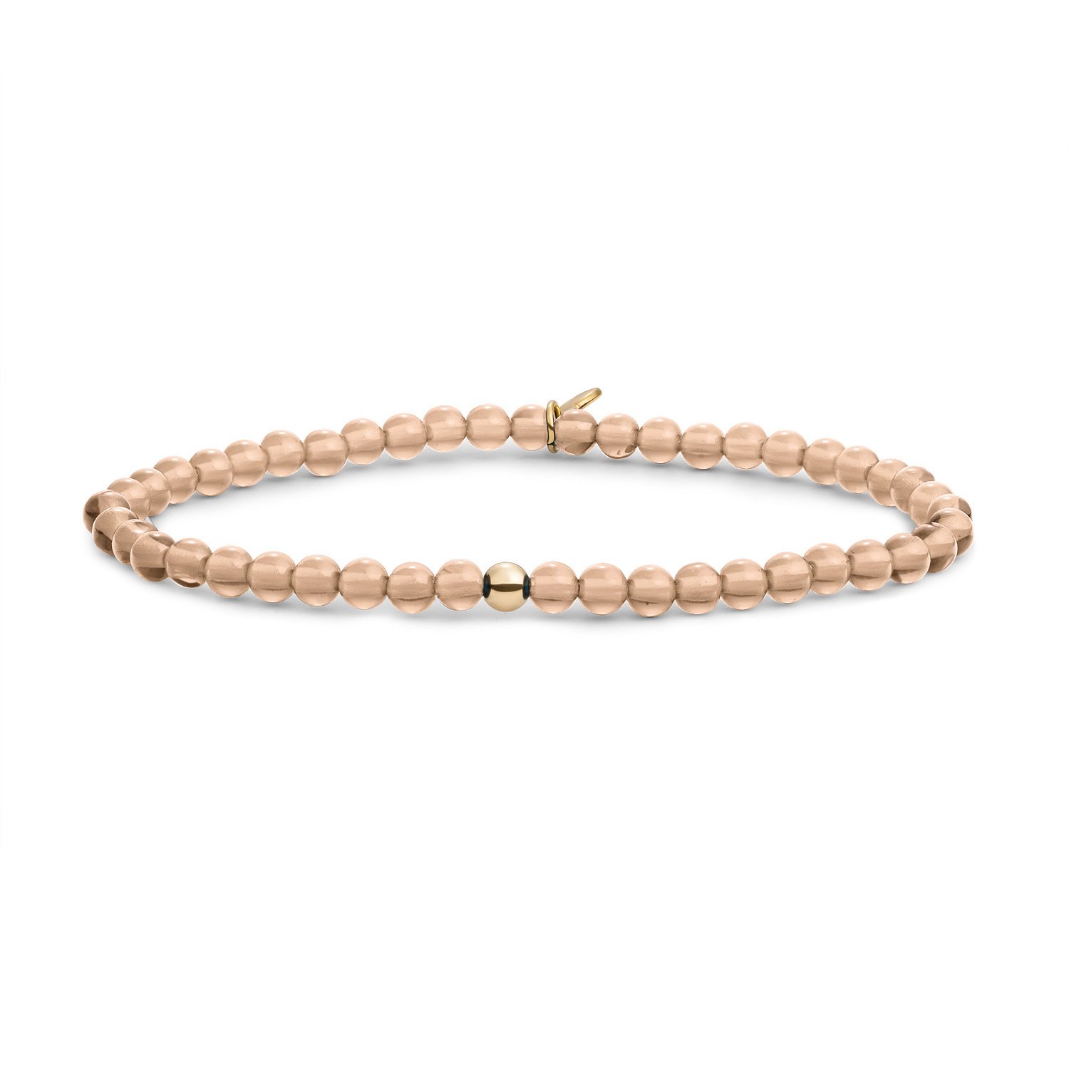 SPARKLING JEWELS ARMBAND LIGHT GOLD CITRIEN SBG-GEM65-ADD-4MM