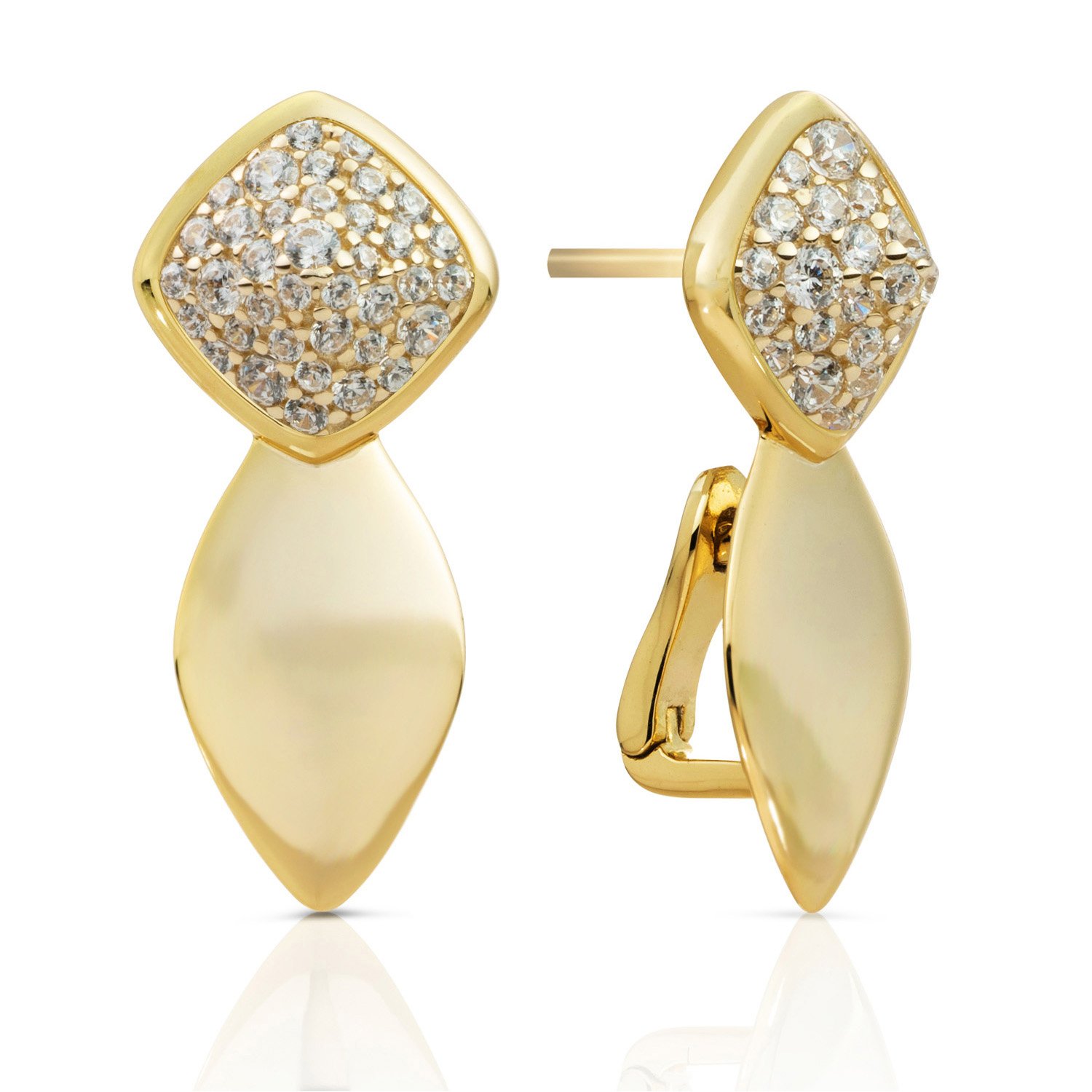 Laat je fantasie de vrije loop en stel je eigen Sparkling Jewels oorbellen samen, een uniek sieradenconcept. De Edge Zirkonia oorsteker is een oorbel die zowel met als zonder edelstenen prachtig te dragen is. Bevestig je favoriete edelstenen aan dit sprankelende paar oorstekers om je eigen gepersonaliseerde look te cre&euml;ren.

Geschikt voor alle oorbel edelstenen.