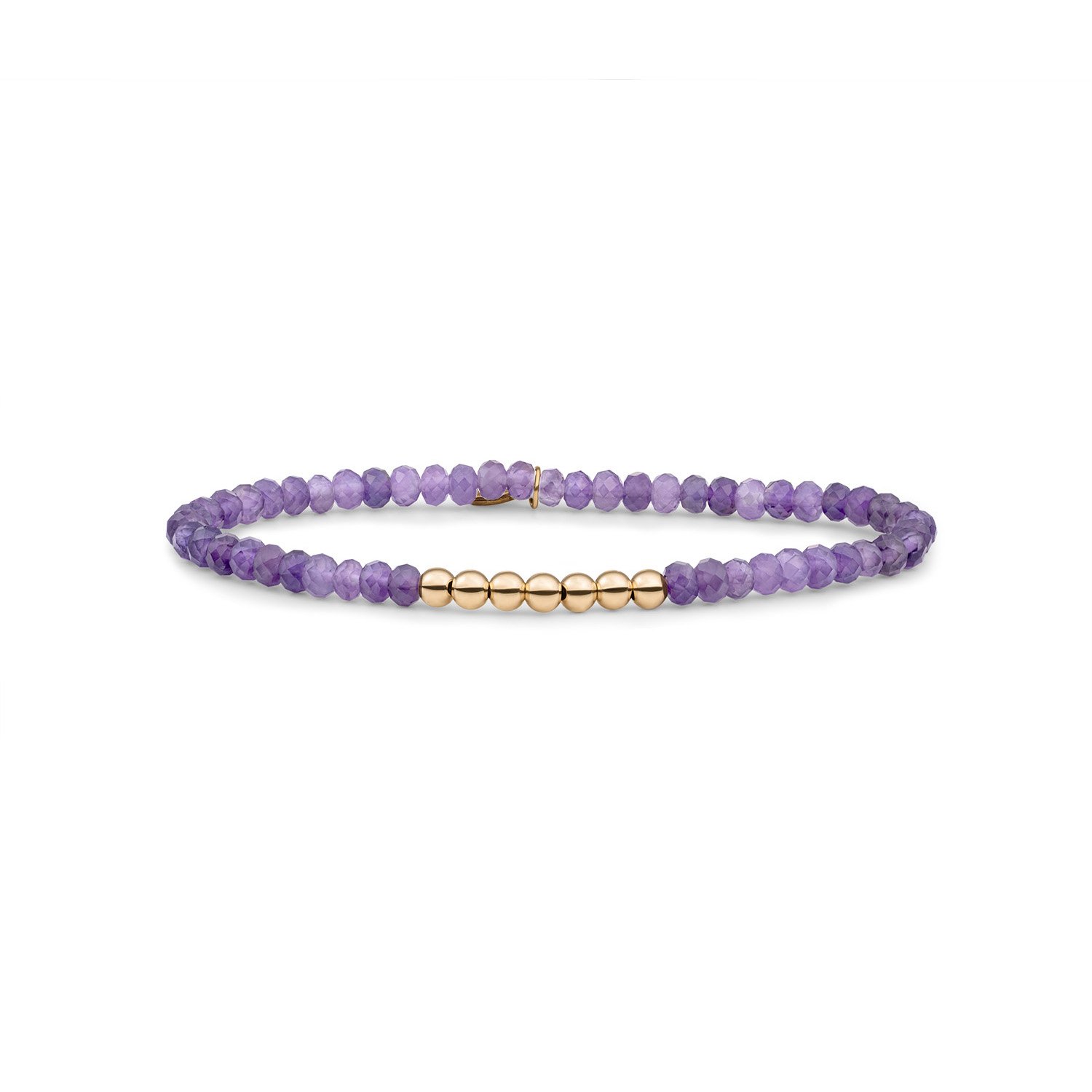 SPARKLING JEWELS ARMBAND AMETHYST REVERSE UNIVERSE GOLD