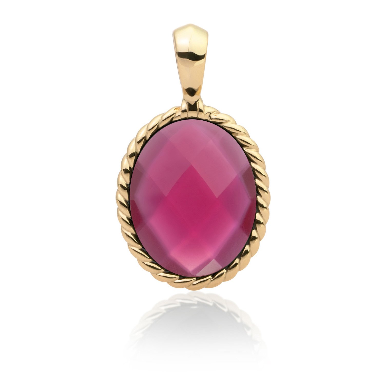 Pendant | Candy Jade Twist Amulet -