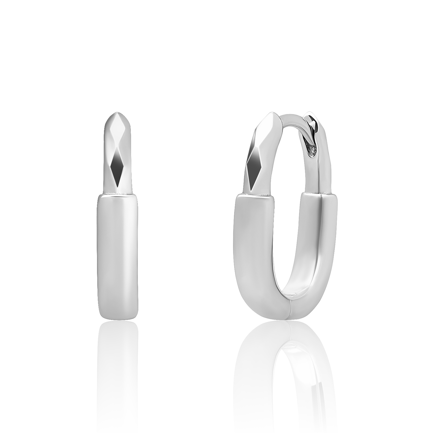 Zilver oorringen