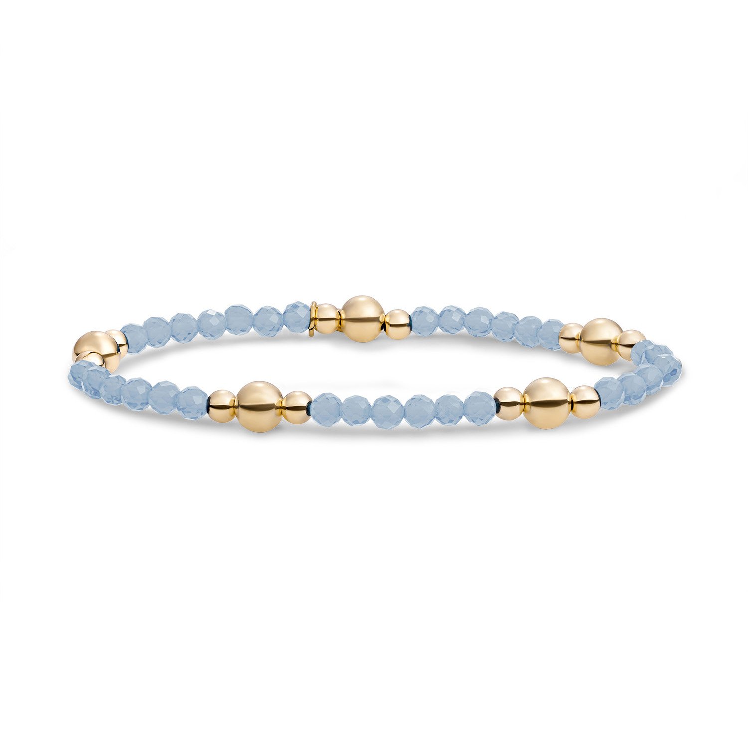 armband Milky bleu jade bold mix