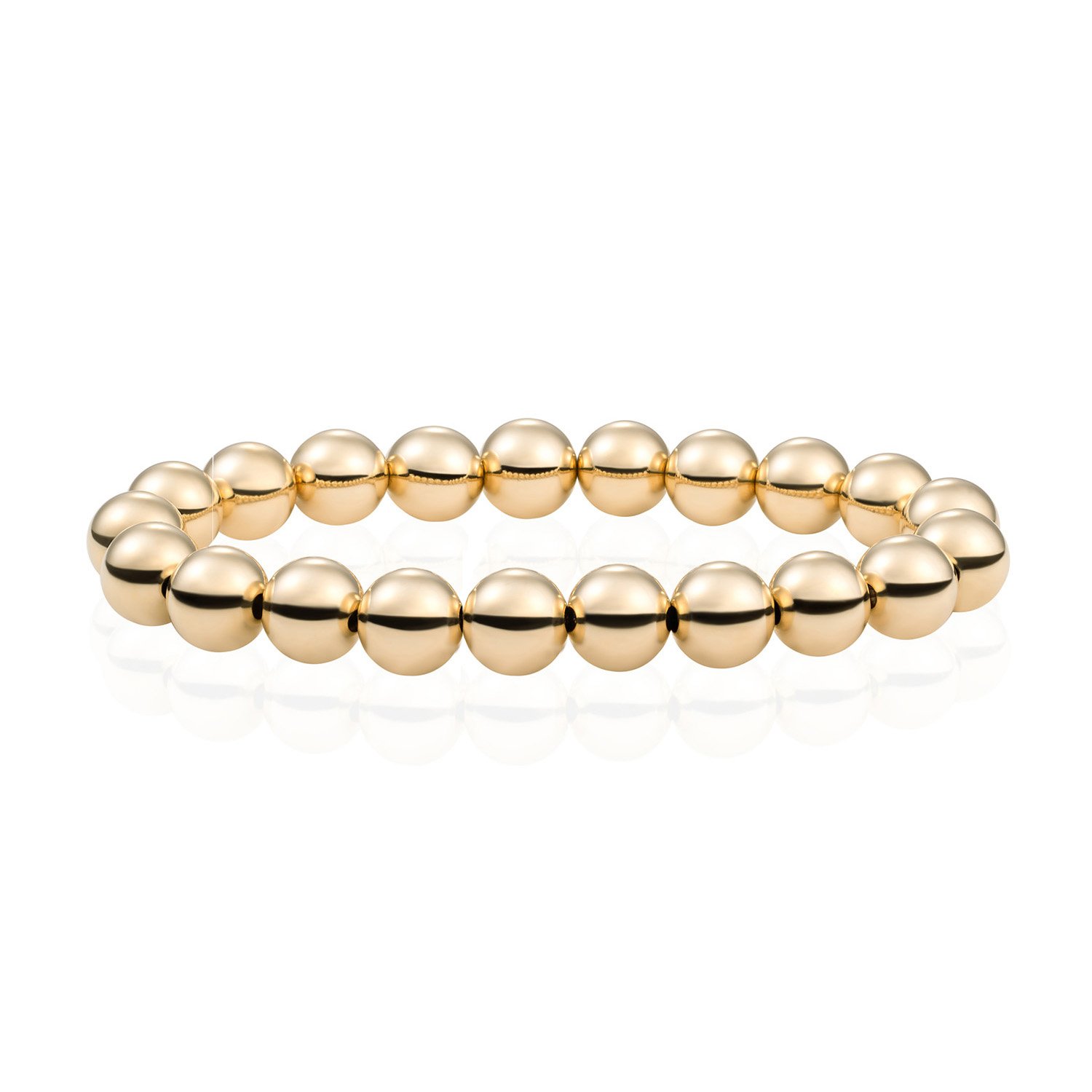 SPARKLING JEWELS ARMBAND GOLD 8MM