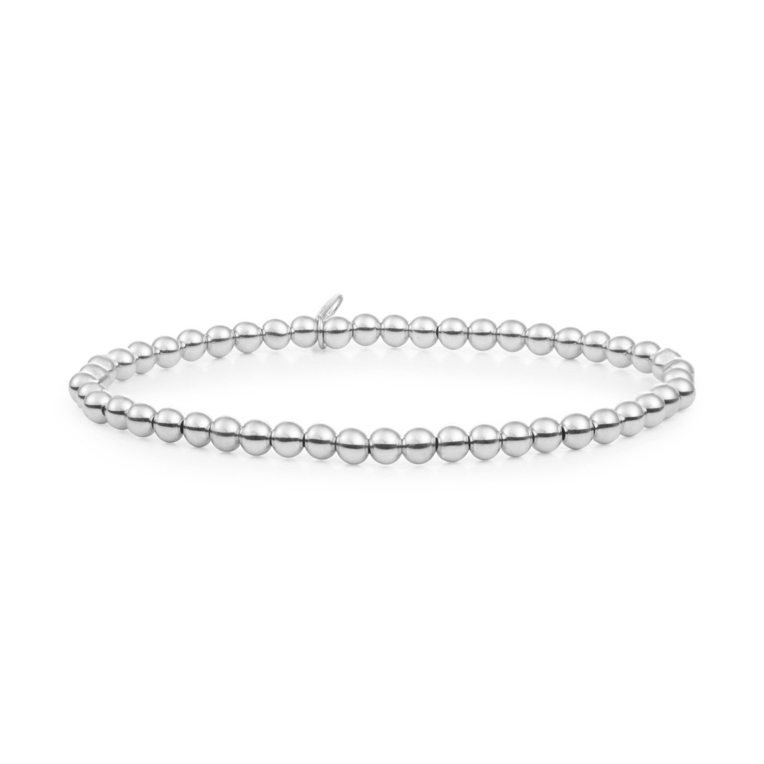 SPARKLING JEWELS ARMBAND SILVER SATURN MEDIUN SB-S-4MM-ADD