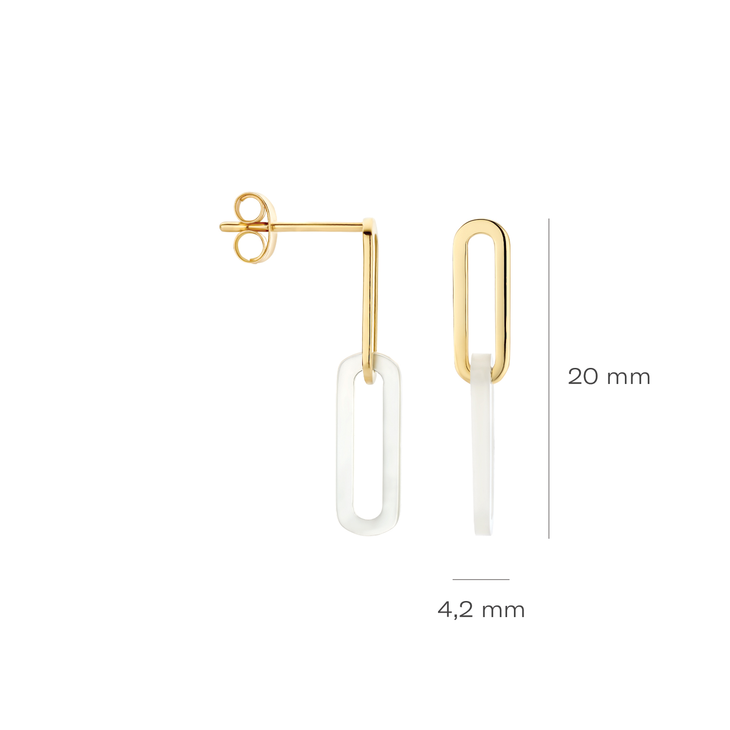 Blush Oorhangers