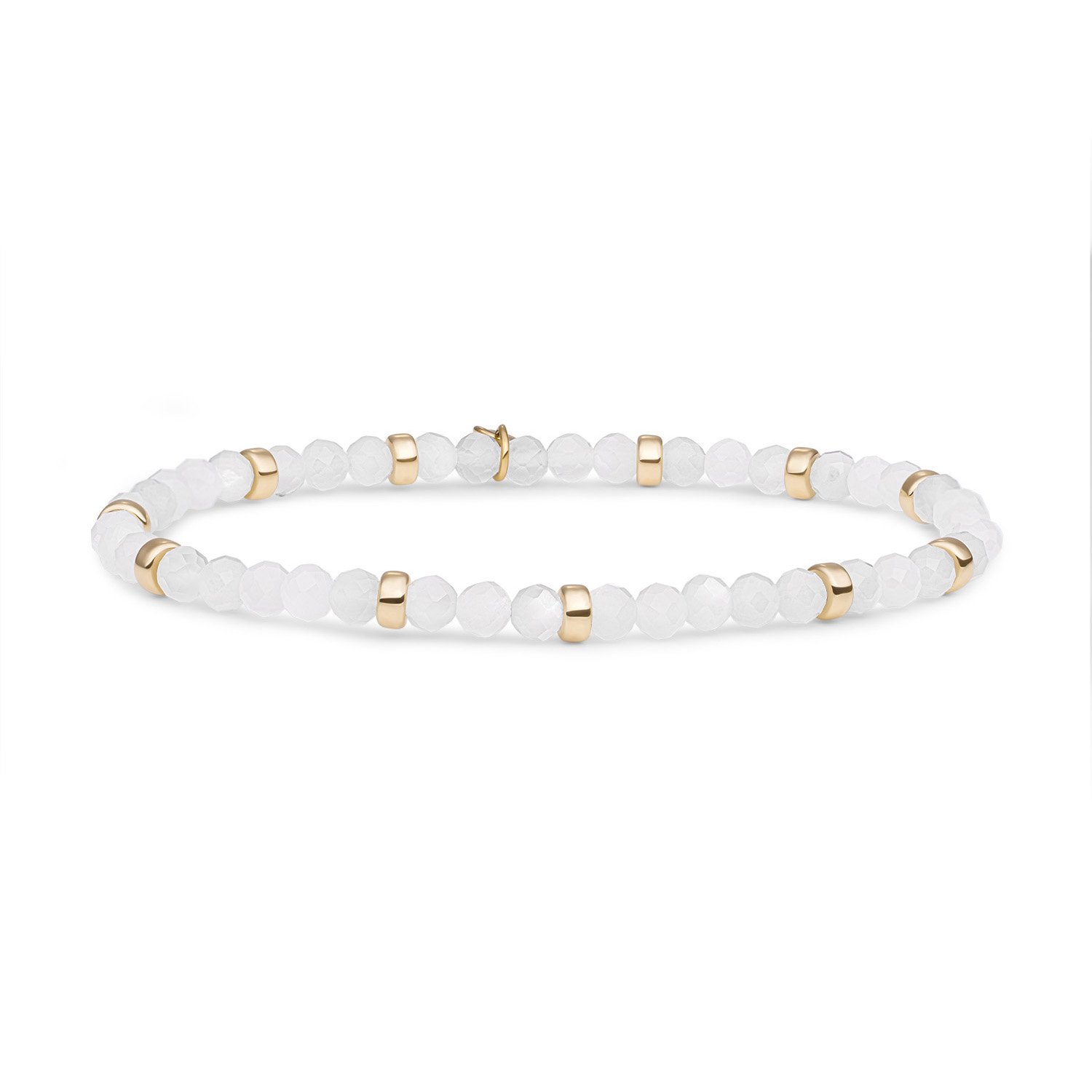 SPARKLING JEWELS ARMBAND MOONSTONE GOLD SBG-GEM54-MIX-RDL
