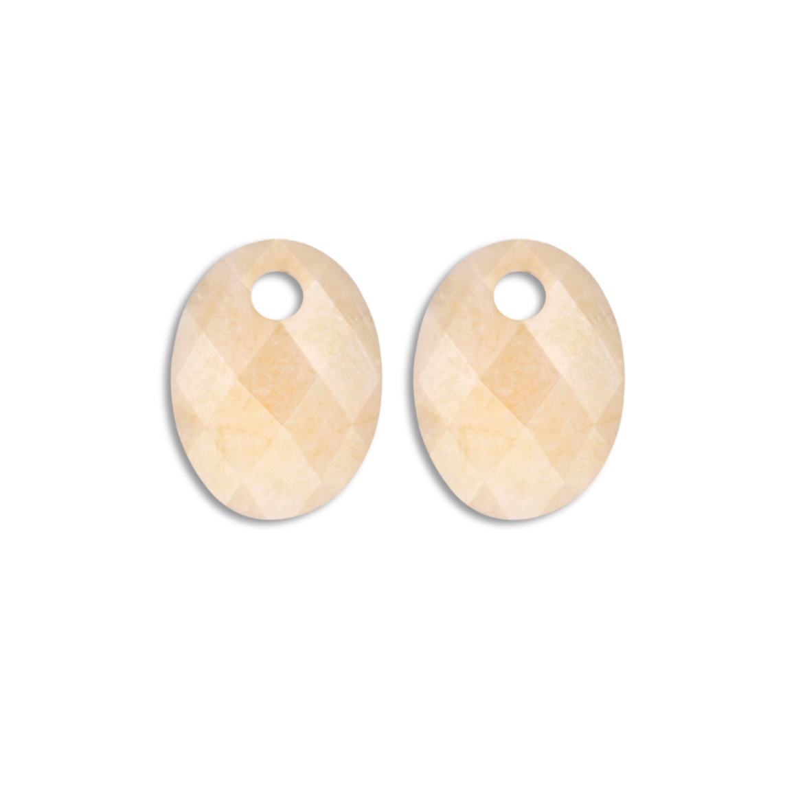 Oorbel bedels los Buttery jade
