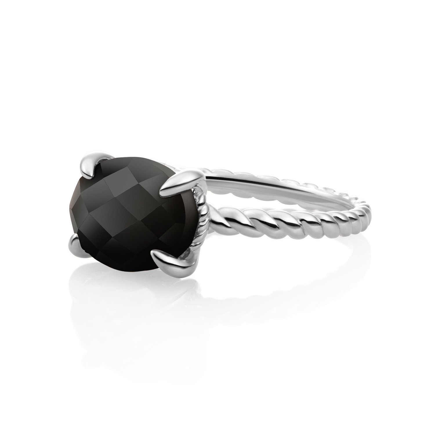 Deze ring is van het merk Sparkling Jewels. Het is een damessieraad gemaakt van zilver. De ring is zilver van kleur.
De verdere specificaties van de/het ring zijn als volgt:
Steensoort: Onyx