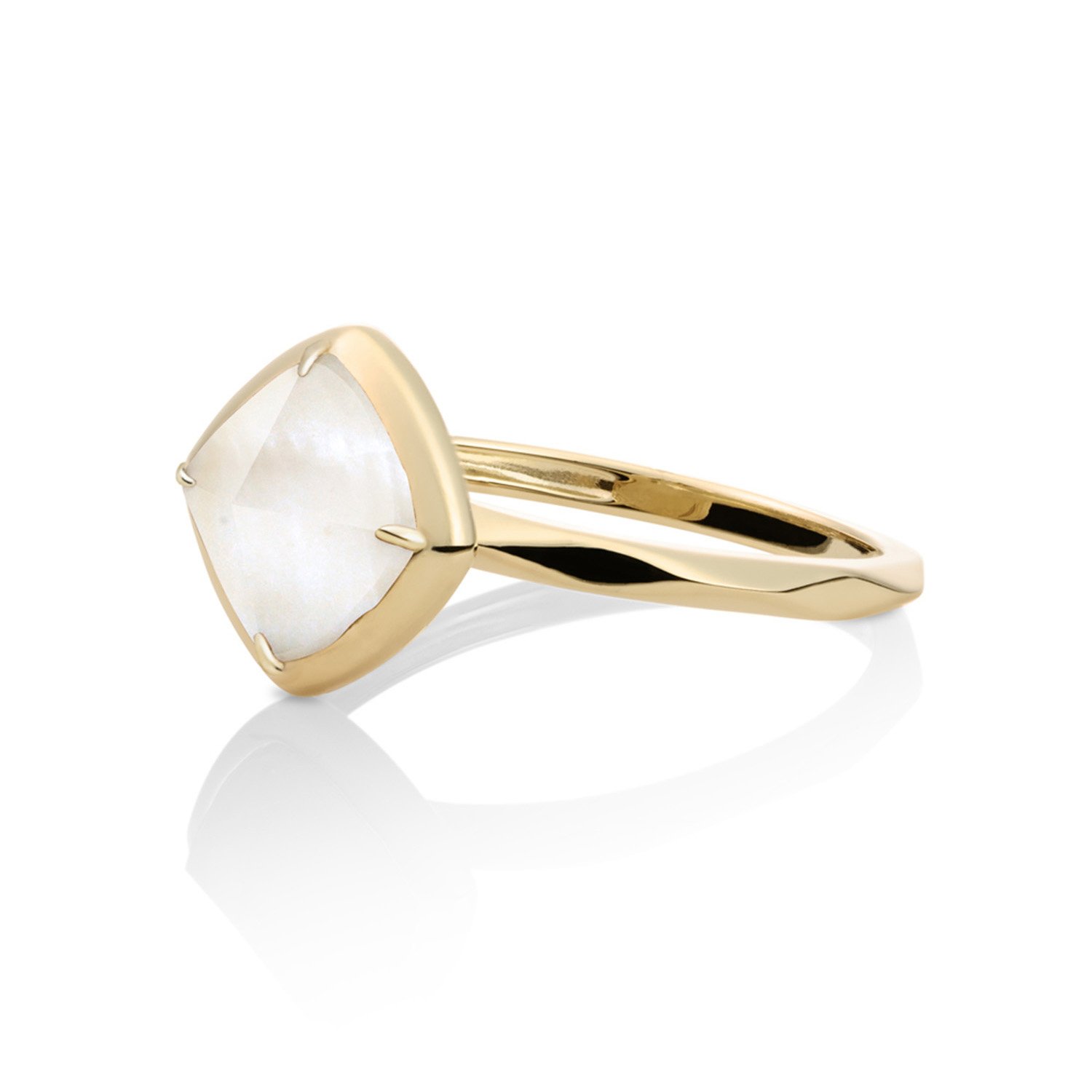 SPARKLING JEWELS 9KT GEELGOUDEN RING MOP