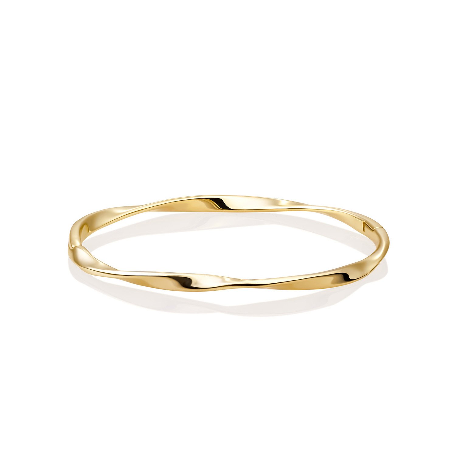 Armband | Fuse Bangle Goud plated - Zilver - 20cm