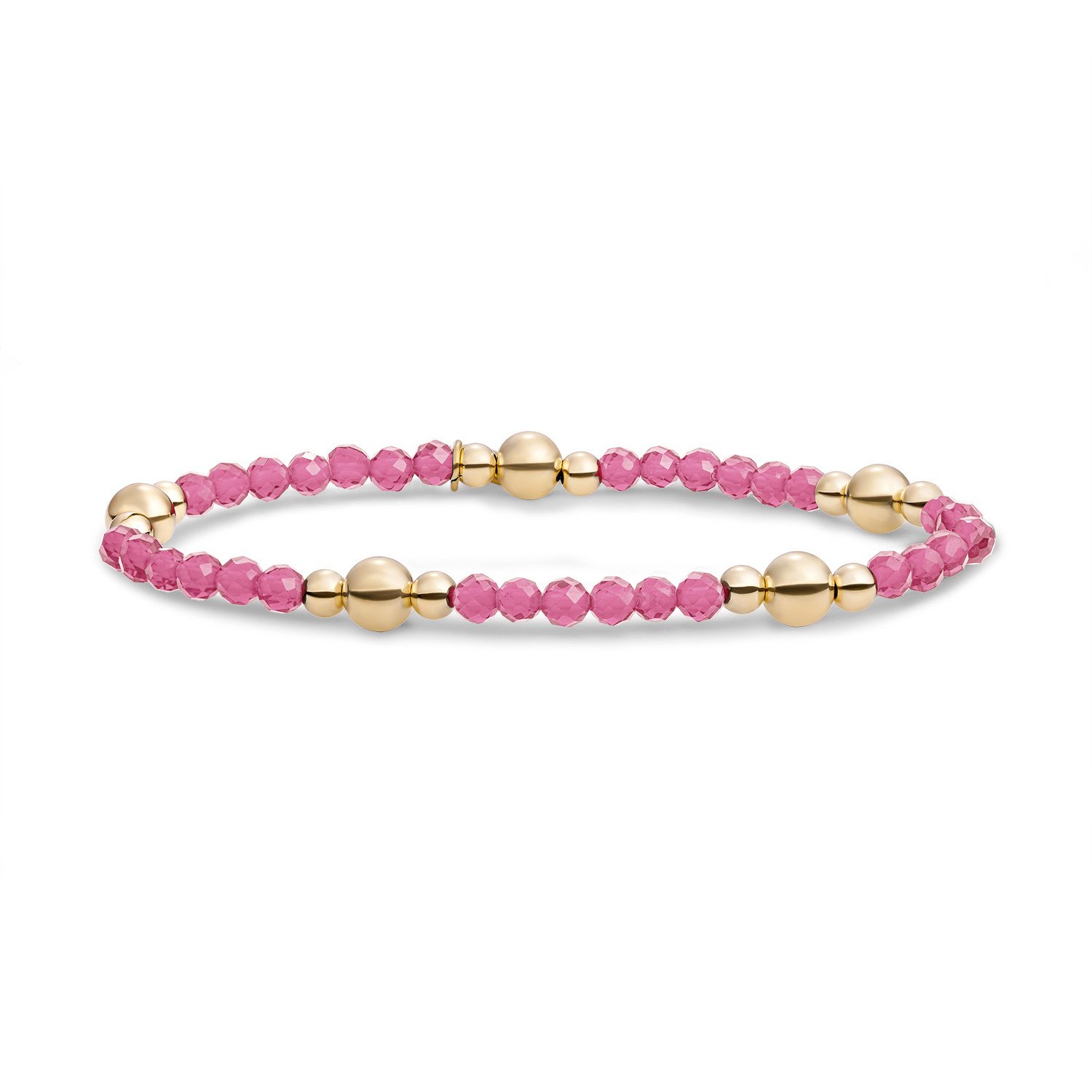 Bracelet I Candy Jade Bold Mix - verguld
