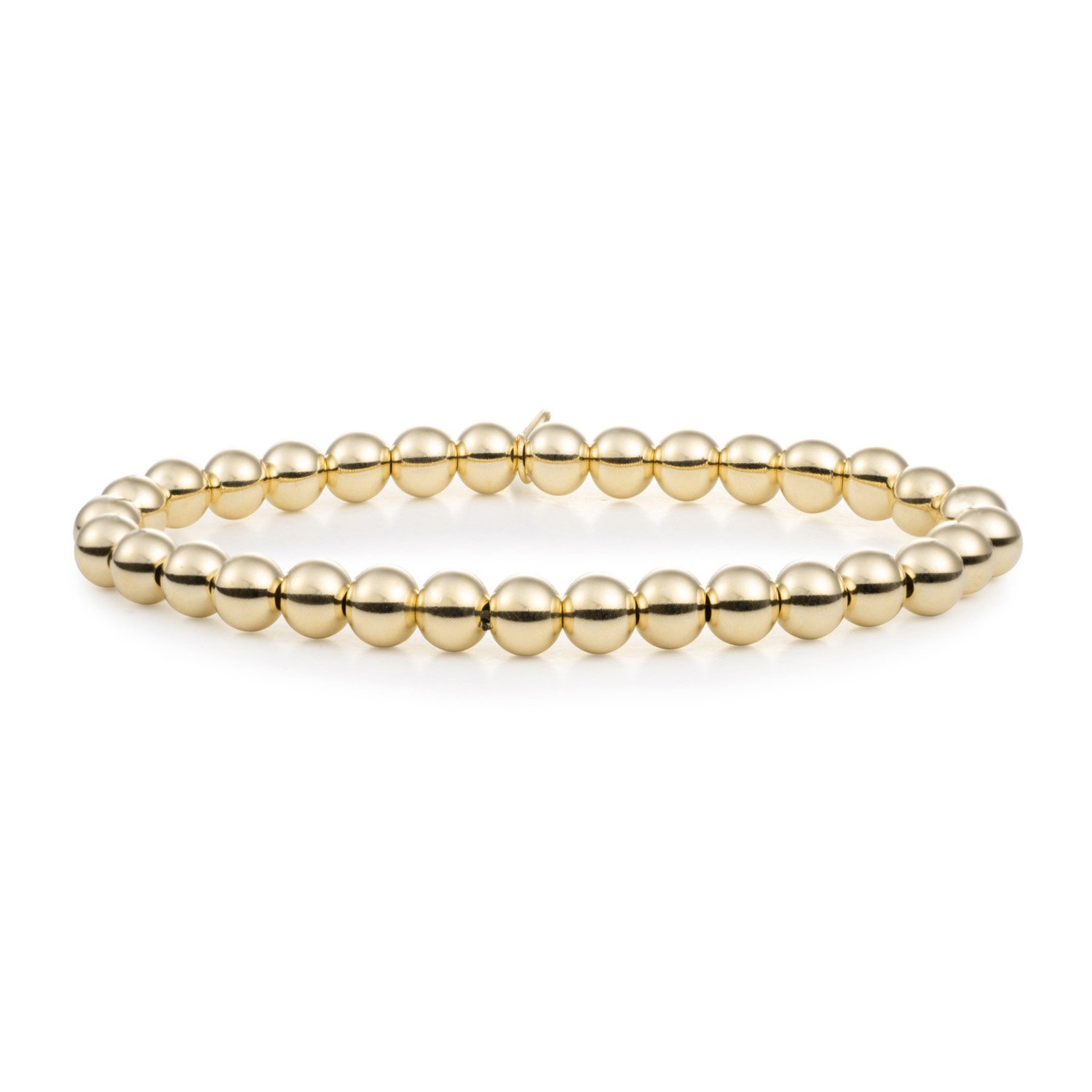 Armband - Goud verguld Saturnus Large - 6mm