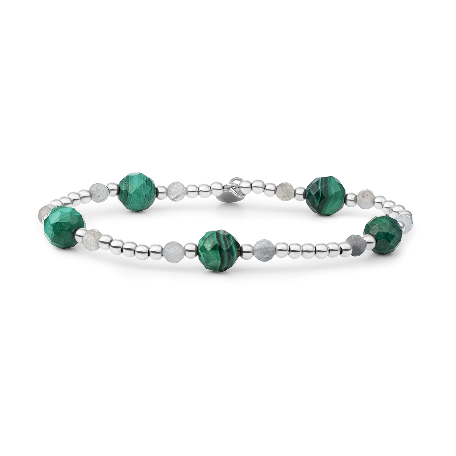 Sparkling Jewels Bracelet | Multi Gem Interstellar - 8mm - Silver