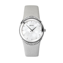 Sekonda Elizabeth Dameshorloge, kwartshorloge, 33 mm, met stenen kast, analoog display en roestvrijstalen armband, Roségouden cadeauset, Bangle